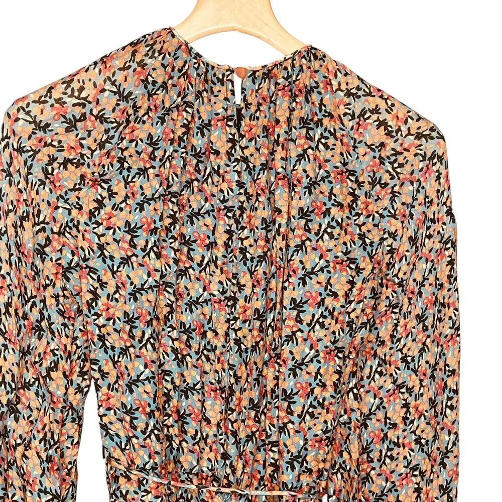 Derek Lam Collective Floral Tie Dress - Picture 12 of 16